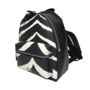 Coach Mini Charlie Backpack in Zebra F39033